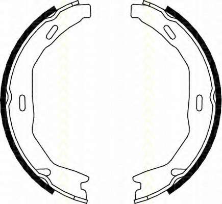 Комплект тормозных колодок, стояночная тормозная система
