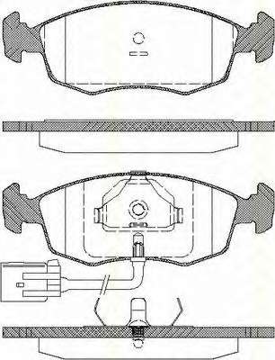 Комплект тормозных колодок, дисковый тормоз