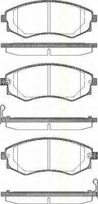 Комплект тормозных колодок, дисковый тормоз