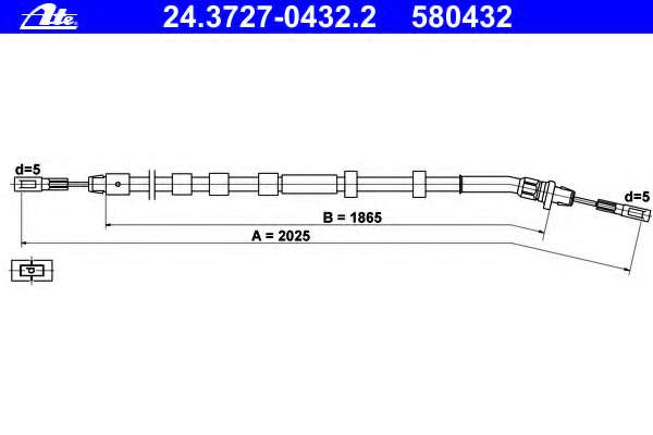 Трос, стояночная тормозная система