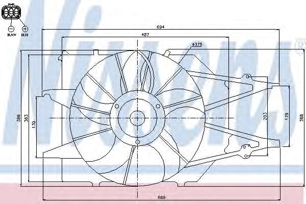 Вентилятор, охлаждение двигателя