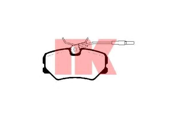 Комплект тормозных колодок, дисковый тормоз