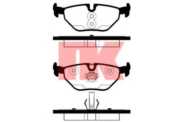 Комплект тормозных колодок, дисковый тормоз