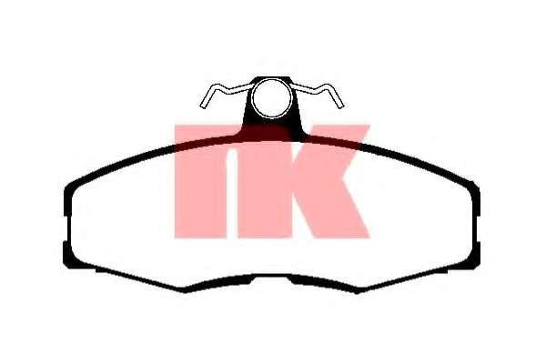 Комплект тормозных колодок, дисковый тормоз