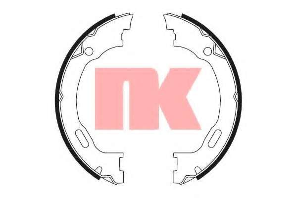 Комплект тормозных колодок, стояночная тормозная система