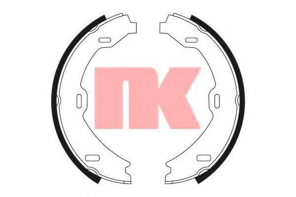 Комплект тормозных колодок, стояночная тормозная система