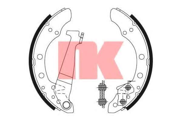 Комплект тормозных колодок