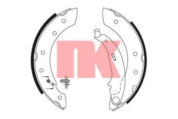 Комплект тормозных колодок