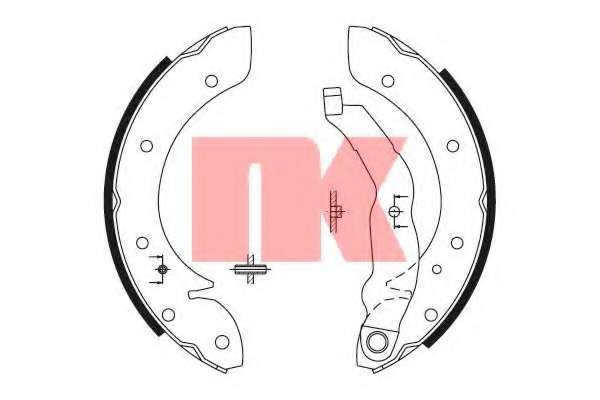 Комплект тормозных колодок