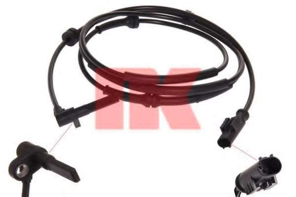 Датчик, частота вращения колеса