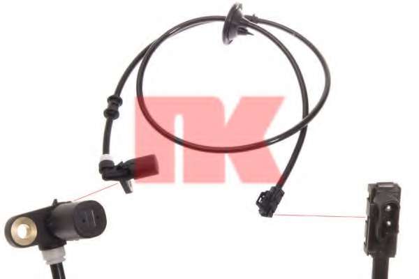 Датчик, частота вращения колеса