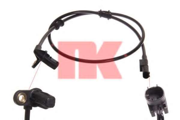 Датчик, частота вращения колеса