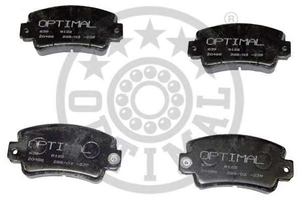 Комплект тормозных колодок, дисковый тормоз