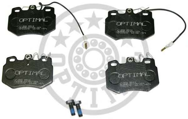 Комплект тормозных колодок, дисковый тормоз