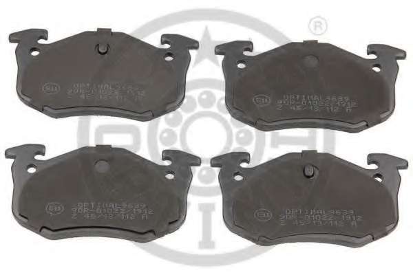 Комплект тормозных колодок, дисковый тормоз