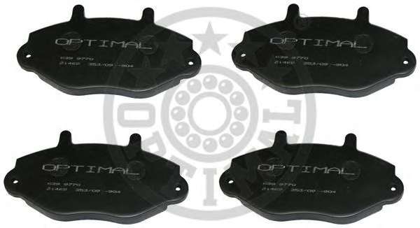 Комплект тормозных колодок, дисковый тормоз