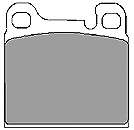 Комплект тормозных колодок, дисковый тормоз