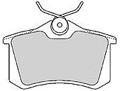 Комплект тормозных колодок, дисковый тормоз