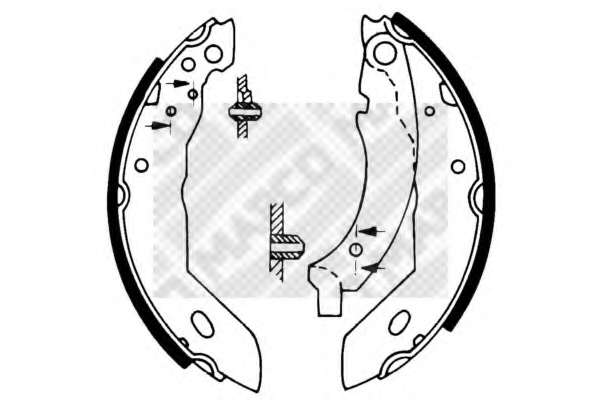 Комплект тормозных колодок