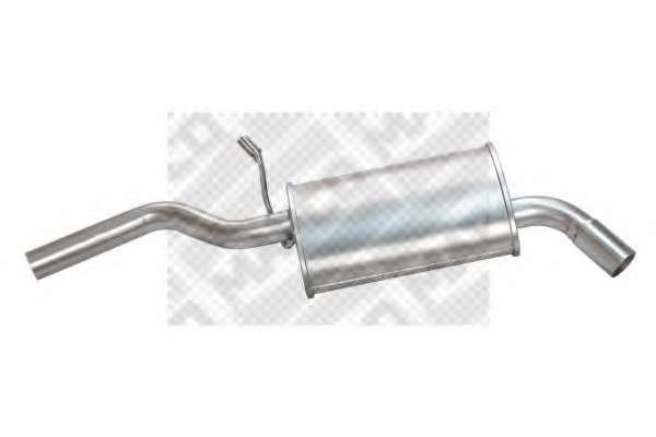 Глушитель выхлопных газов конечный