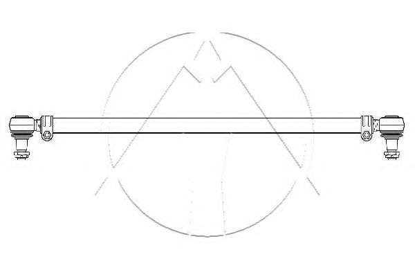 Поперечная рулевая тяга