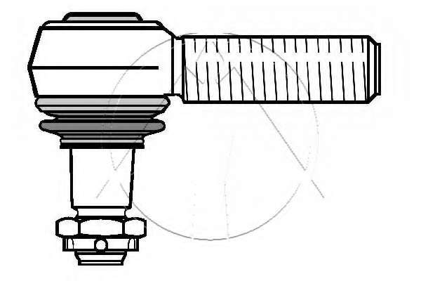 Наконечник поперечной рулевой тяги