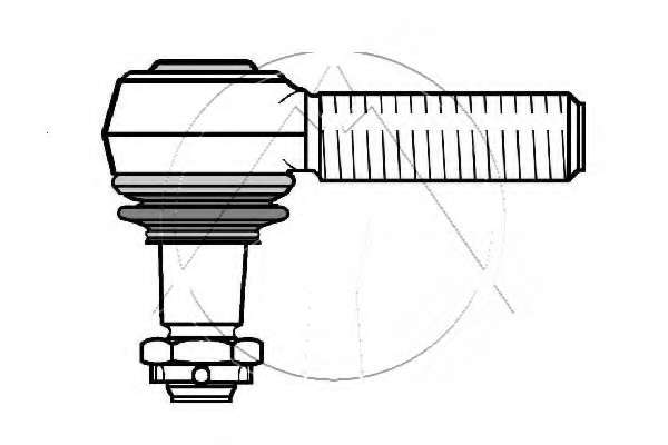 Наконечник поперечной рулевой тяги